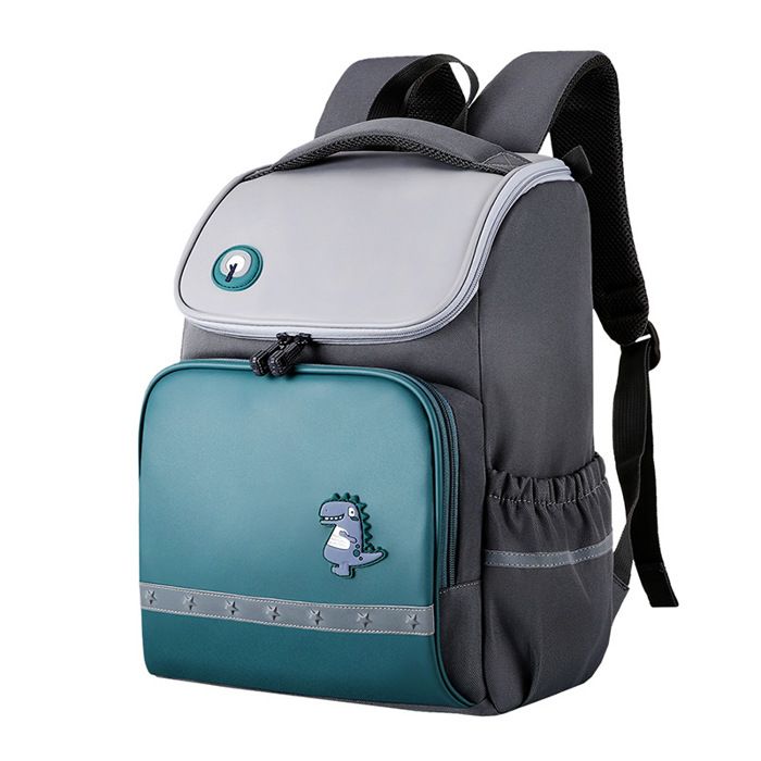 XJYDNCG Cartable Garcon Primaire Cp Sac à Dos enfant garçon et fille Taille Petite Style Simple 37x27x13cm - Vert Foncé