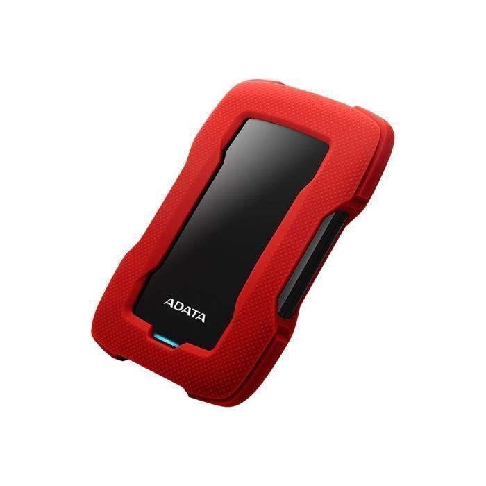 Disque dur externe ADATA HD330 2 To USB 3.1 AES 256 bits rouge
