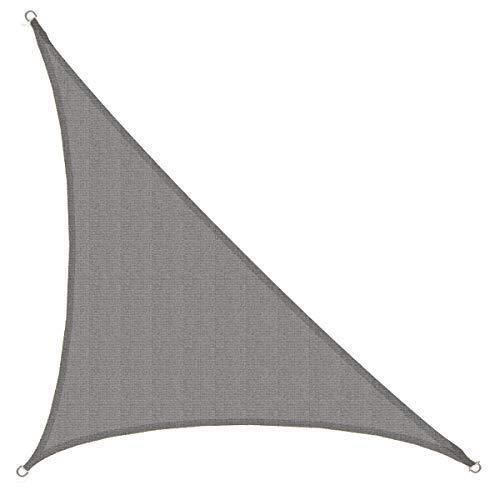 AMANKA Voile d'ombrage UV - 4,2x4,2x6 HDPE Triangle Rectangle Protection Solaire Toile de Jardin