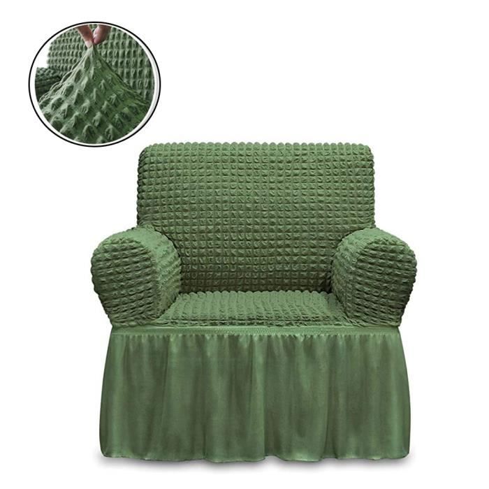 Housse De Fauteuil Extensible Arquiel - Lot De 2, Design Mandala Bohème, Lavable Et Antidérapante - Pour Canapé 1 Place