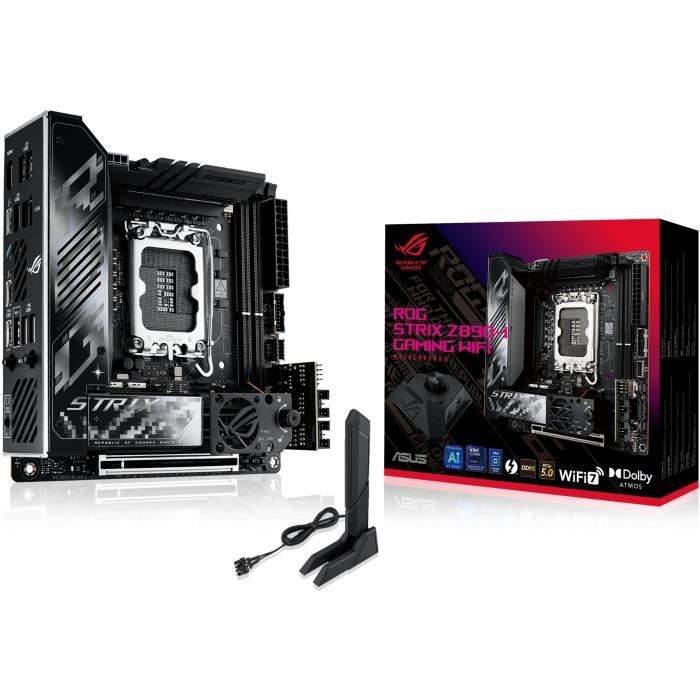 Carte mère - ASUS - ROG STRIX Z890-I GAMING WIFI - Intel Z890 LGA 1851 (Socket V1) mini ITX