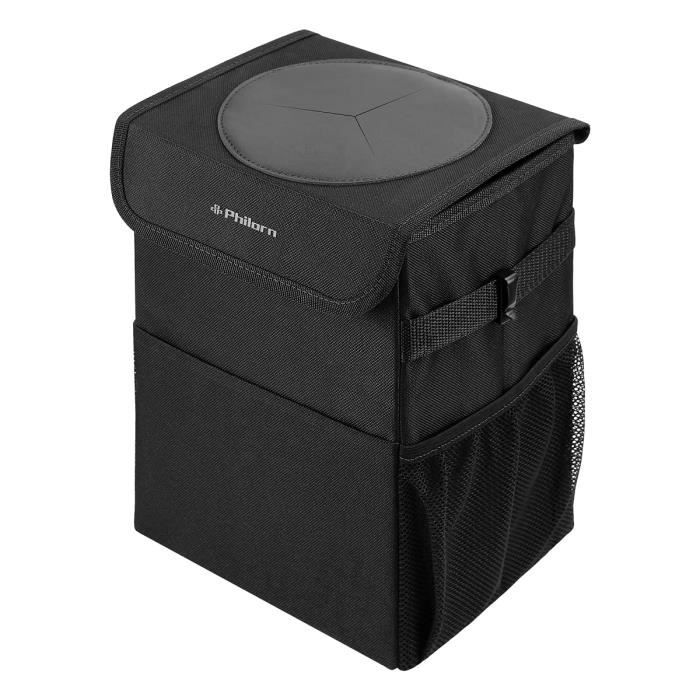 Poubelle De Voiture Étanche Nylon – 8.5L, Pliable – Pour SUV, 4x4, Intérieur/Extérieur