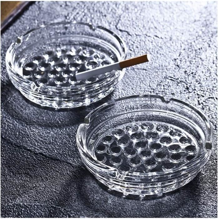 CENDRIER MAROCAIN EN Aluminium Martelé D11/H7, Anti Odeur Anti Fumée