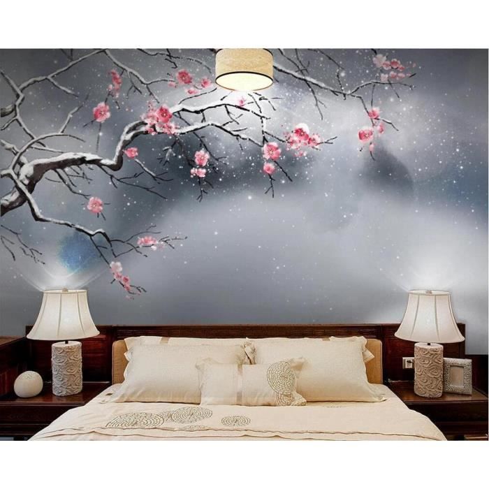 Tableau Toile Samouraï Japonais Rouge - Décor Mural Moderne 40x60cm, Sans Cadre - Pour Salon, Chambre