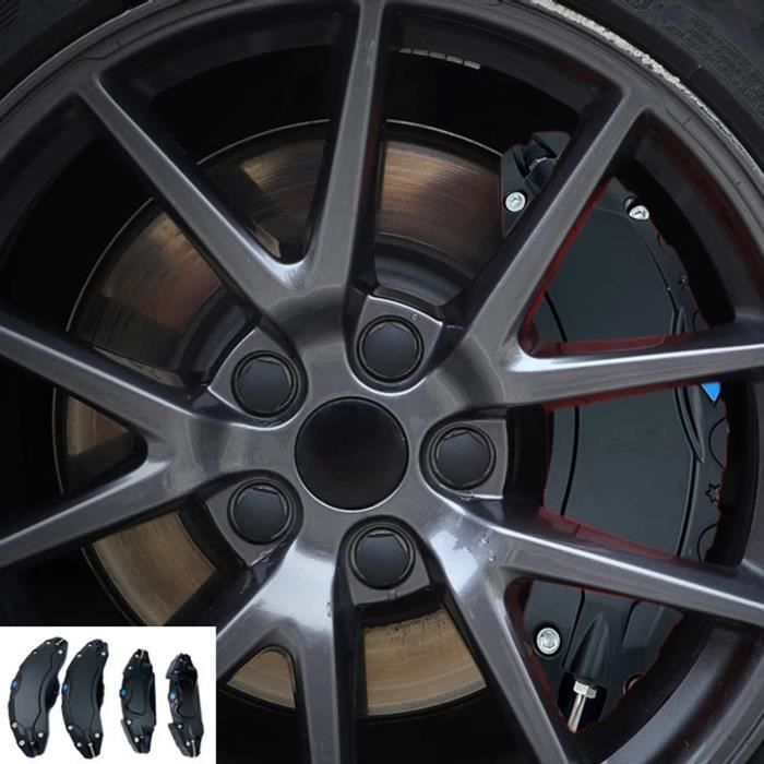 Logo Black Model 3 Ensemble De Couvercles D trier De Frein Avant Et logo-black-model-3-ensemble-de-couvercles-d-trier-de-frein-avant-et