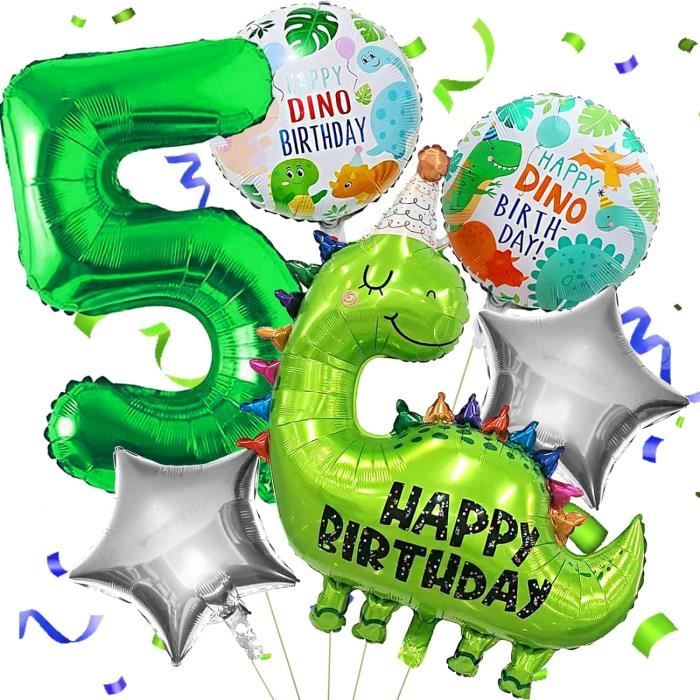 Décoration De Fête De Bannière De Joyeux Anniversaire De Dinosaure