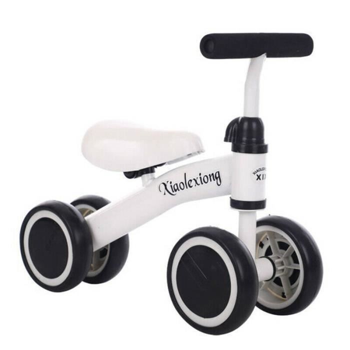 Velo D equilibre Bebe Enfants Interieur Apprenez a Marcher Jouet Draisienne Velo sans Pedales Bebe age 1 3 Blanc Draisienne Velo Cdiscount Jeux Jouets