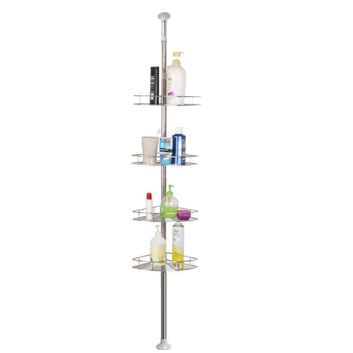 Etagere D Angle De Douche Ou Salle De Bain 4 Niveaux En Aluminium