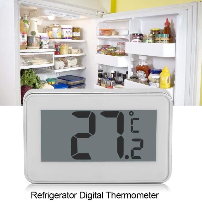 Thermometre De Refrigerateur Numerique D Affichage A Cristaux