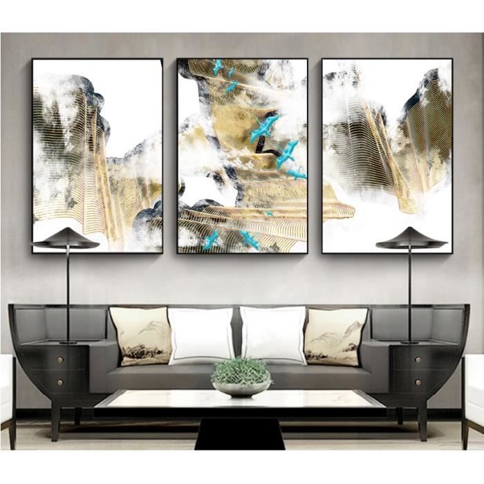 Wallpaper Nouveau Chinois Abstrait Or Ligne Decorative Peintures Mur Art For iPhone Free