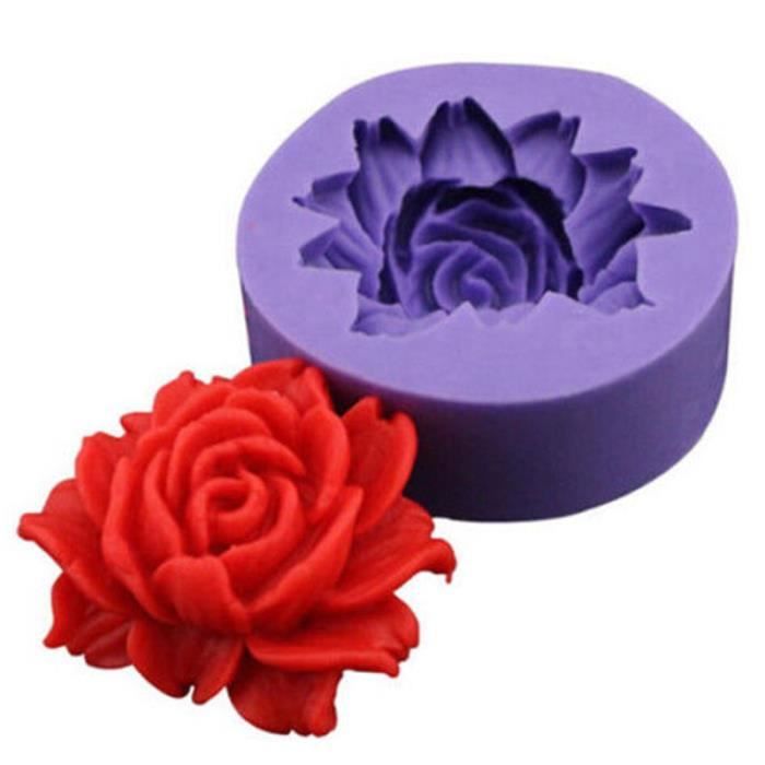Moules A Gateaux Moule Gateaux Silicone 3d Rose Pate A Sucre D Amande Fimo Patisserie Maison