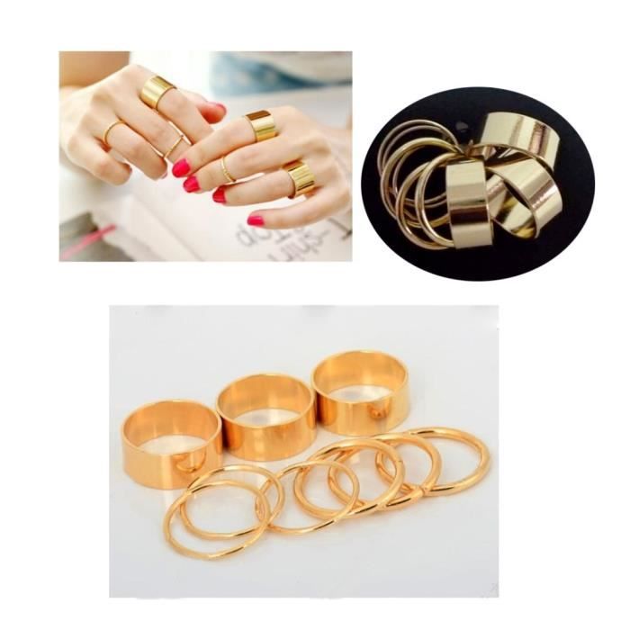 Accueil BAGUES Bague Femme Fossil Sutton en acier doré et cristaux