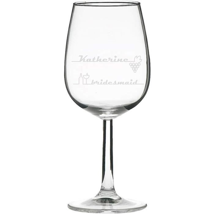 Verre Table à Eau personnalisé | Gravure Texte & Design