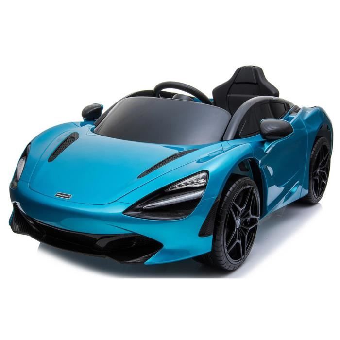 Mclaren 720s 132 Cm Bleu Metallise Voiture Electrique Enfants