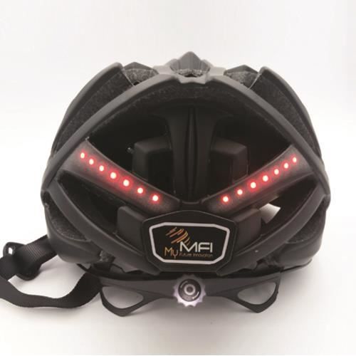 Casque vélo loisir - Lumex Start (511) - Noir - 2 modes de lumières - Autonomie 10 heures