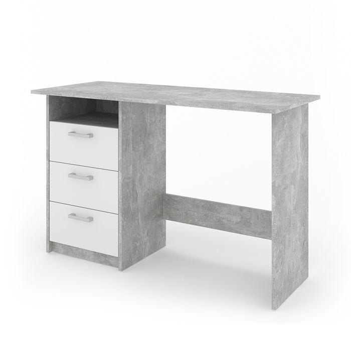 Vicco Bureau Meiko Blanc Aspect Beton Table De Travail Bureau Table Etagere Pc Table Achat Vente Bureau Vicco Bureau Meiko Blanc Soldes Sur Cdiscount Des Le 20 Janvier Cdiscount