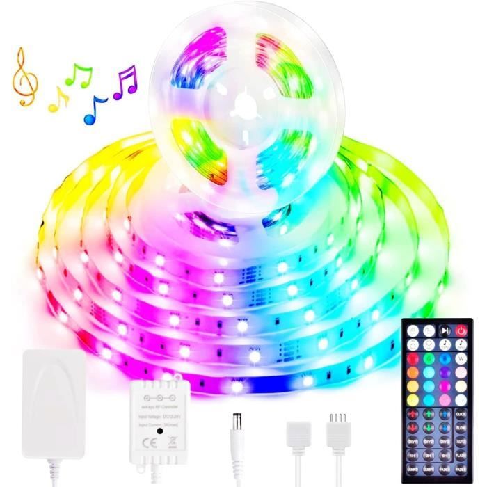 10M Lumineuse LED RVB avec synchronisation de musique avec application et télécommande, lumières 10M Lumineuse LED RVB avec synchronisation de musique avec application et télécommande, lumières