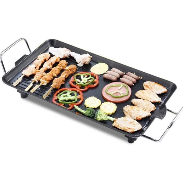 Barbecue Electrique De Table, Bbq Electrique Sans Fumée Avec Espace