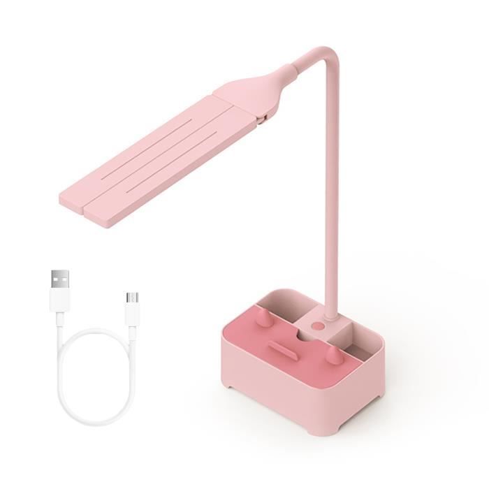 LAMPE A POSER Lecture de LED Light Light Wide Application Économie dénergie Creative Double-tête style-Pink 2