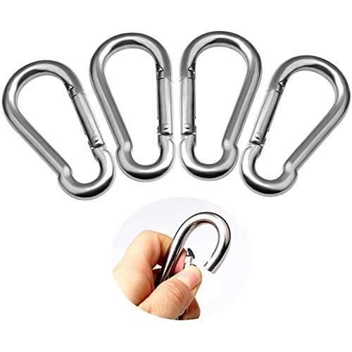Lot De 4 Mousquetons Black Diamond – Ronds, Aluminium, Grande Taille (occasion)