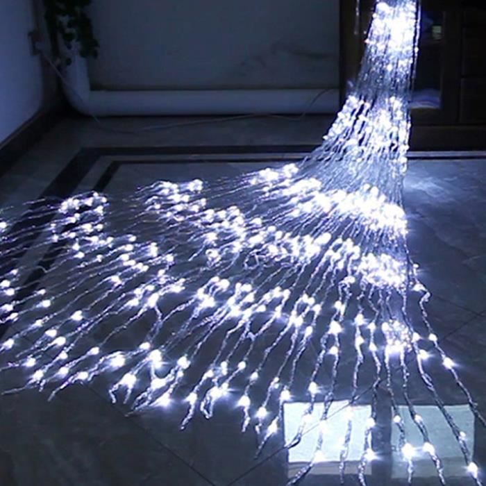 Guirlande De Noël Lunartec : Guirlande Lumineuse Effet Cascade Pour