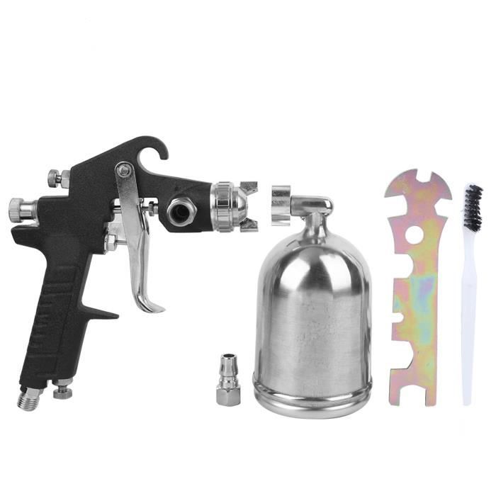 Pistolet à Air HVLP BEETRO Pour Retouches - Buse 1,0 Mm, Gobelet 150 Ml - Idéal Peintures Transparentes