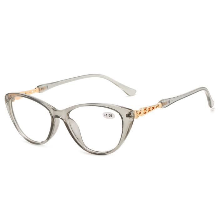 Lunettes De Lecture New Time - Dioptrie 3,5, Monture Gris Argent, Léger Et Discret