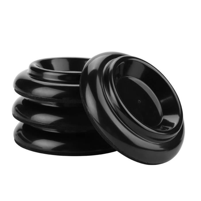 antidérapant et anti-bruit EVA Tapis antidérapant Pad Wood Caster Cups noir 4 pcs/lot solide Piano droit Roulettes Tasses 