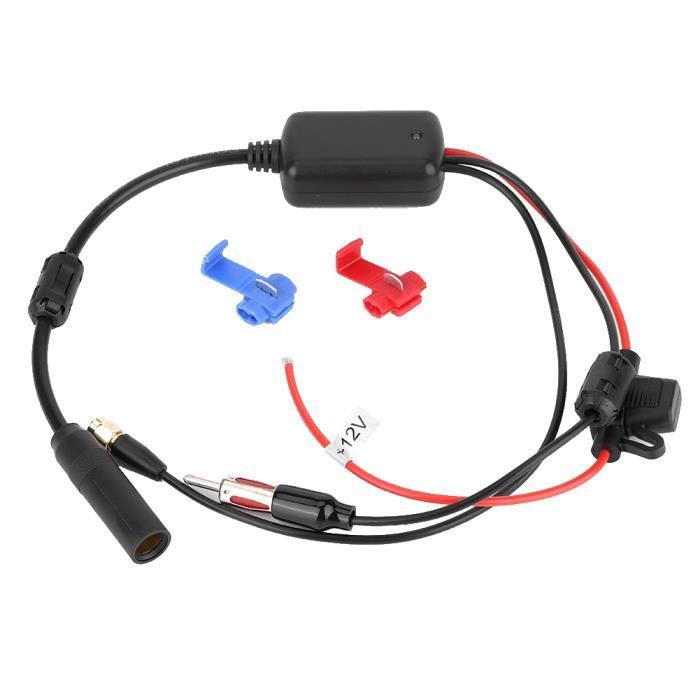 Amplificateur Voiture 3800W - Ampli Stéréo 2 Canaux 12V | Son Puissant Avec Condensateur Diamant Noir