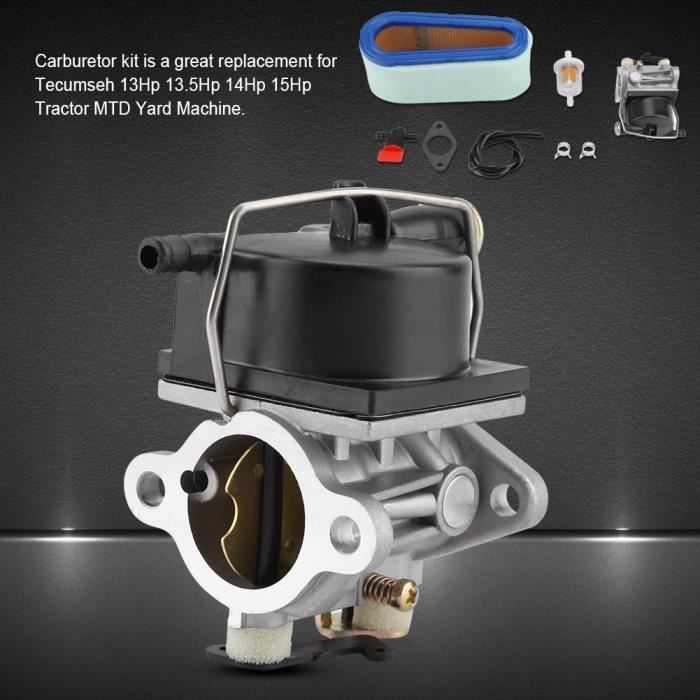Carburateur Tecumseh 632795 Avec Kit De Joints - Compatible Moteurs Tondeuse LAV, TVS, TVXL, TNT - 6
