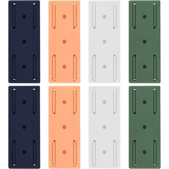 50 Clips De Fixation Auto-adhésifs Pour Plantes Grimpantes - Support Mural Blanc - Pour Carreaux, Verre, Marbre