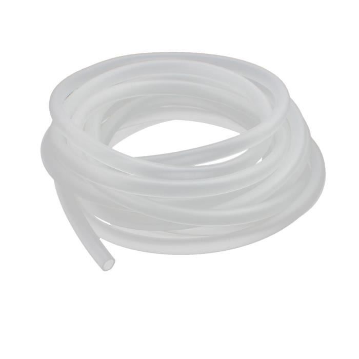 QUARKZMAN Tuyau Carburant PVC 5mmx8mm 2m Rose - Durite Essence Pour Tronçonneuse, Tondeuse, Débroussailleuse, Petits Moteurs