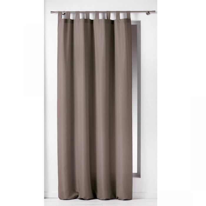 Rideau passants 140x260 ESSENTIEL taupe