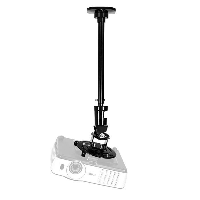 Duronic PB02XL Support pour Vidéoprojecteur Plafond Rotatif 360° Inclinable 180° Pivotant 180° Charge maximale de 10 kg Bras