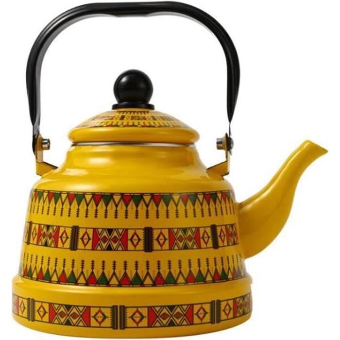 BESPORTBLE Bouilloire Émaillée Avec Poignée Théière Vintage