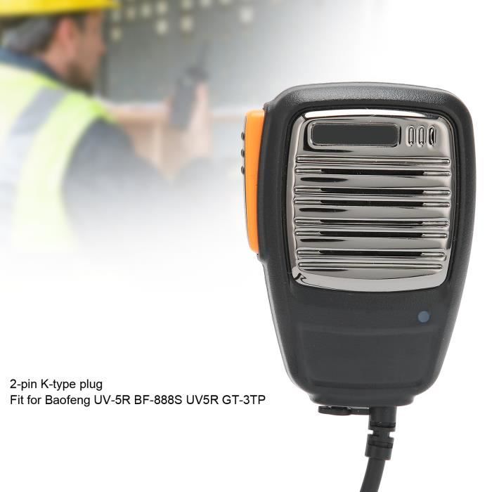 Jeffergarden Talkie Walkie Haut-Parleur Externe 8 Ohms Son Fort Hifi Volume Réglable Pour YAESU Pour Kenwood 73790153