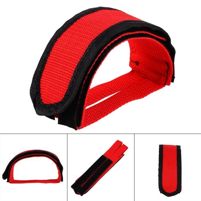Sangles Pédale Vélo Universelles - 2 Pièces Pour Vélo D'Appartement, Cale Pied, Sangles De Pédale