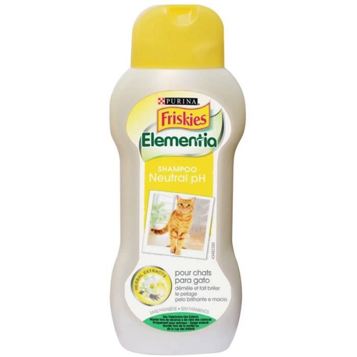 Shampoing Chat Ph Neutre 250ml Aux Extraits D Herbes Friskies Elementia Purina Cdiscount Au Quotidien