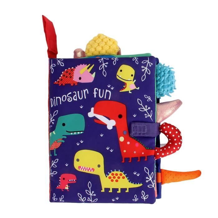 Livre tissu Montessori 20-en-1 sensoriel pour bébé 1-3 ans - ( l'univers de bébé