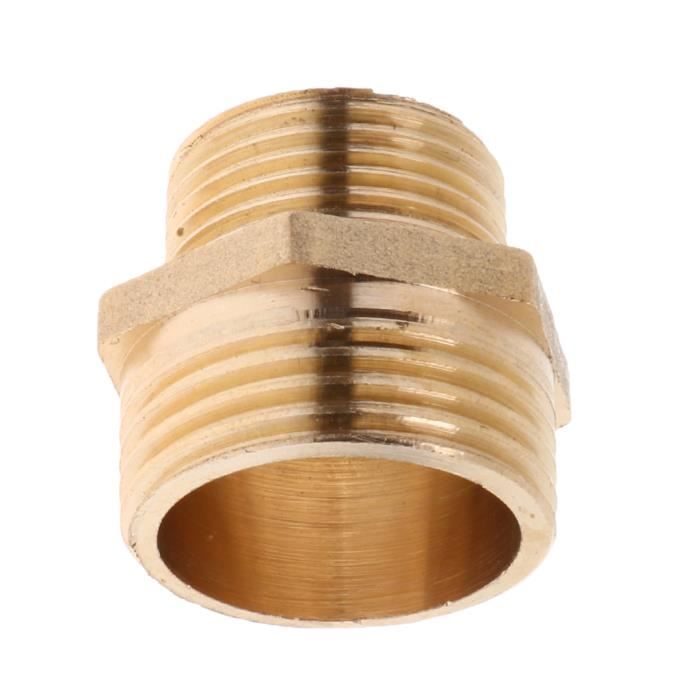 TA-VIGOR Adaptateur Laiton Mâle SAE 1/4 Vers Femelle NPT 1/8 - Pour Climatisation Réfrigération