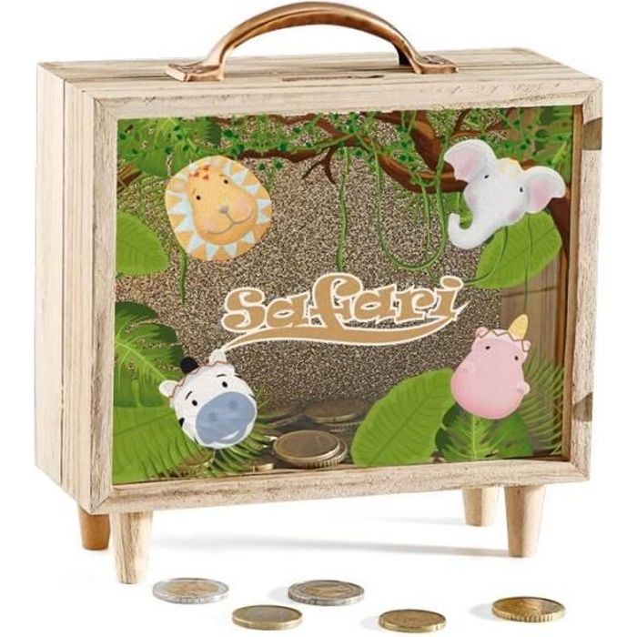 Tirelire Les Animaux De La Savane Cdiscount Maison