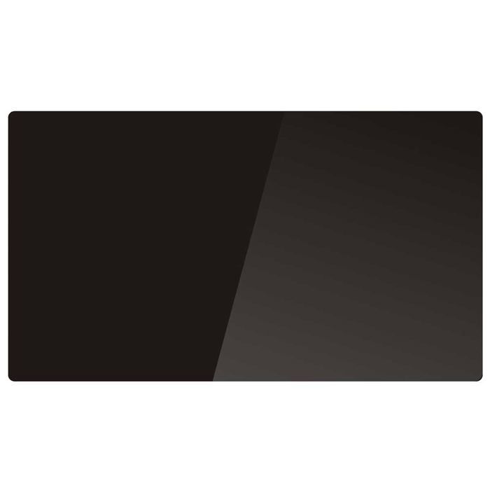 Radiateur &eacute;lectrique verre c&eacute;ramique glass noir c&eacute;ramique 1500w