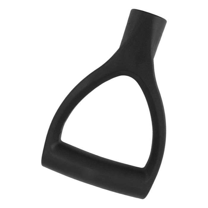 Poignée D Grip PVC Pour Pelle - Diamètre 32mm - Remplacement Outils Jardin, Neige - Noir