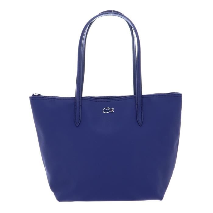 Sac a provisions LACOSTE L.12.12 Concept S Shopping Bag Blue Depths 84363 SACOCHE Bleu Cdiscount Bagagerie Maroquinerie
