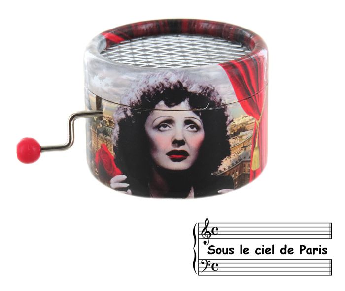 Vente Boîte à musique à manivelle en forme de livre : boîte à musique à