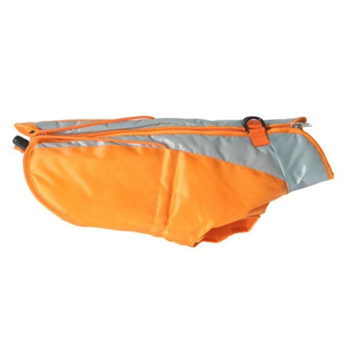Manteau pour chien - Martin orange & gris (42cm) Manteau pour chien - Martin orange & gris (42cm)