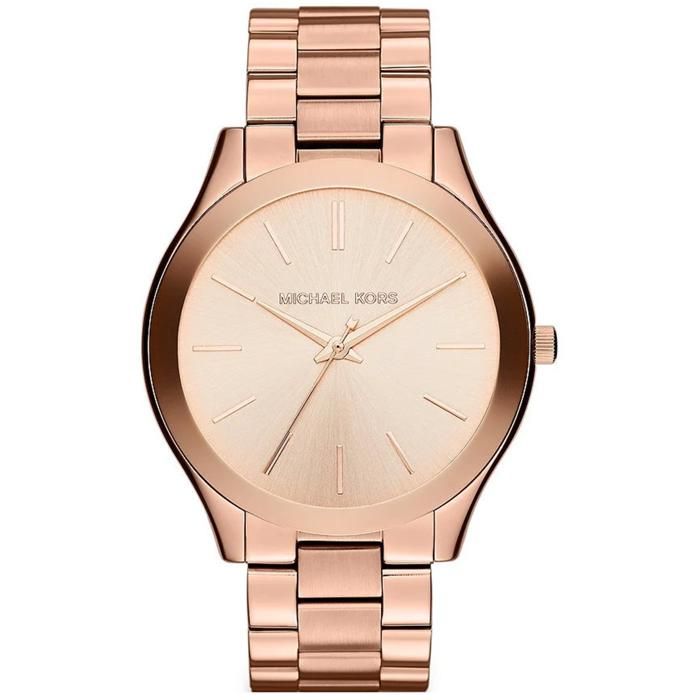 Montre michael kors clearance or rose femme