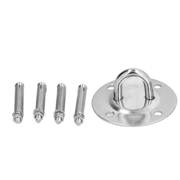Mât Hamac Toldoro Acier Inoxydable - Ø70x3mm Longueur 1.85m - Œillet Fixation - Support 110kg - Jardin/extérieur
