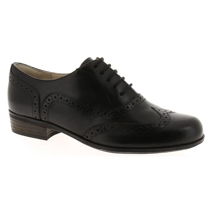 Chaussures à lacets - Clarks Hamble Oak - Femme - Noir - Confort exceptionnel