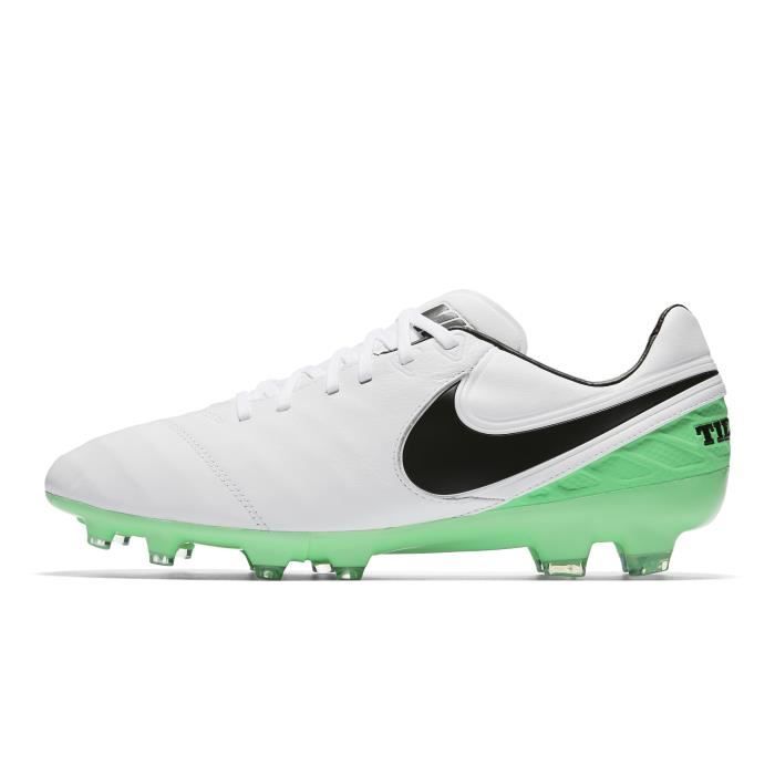 Chaussures football Nike Tiempo Legacy II FG Blanc/Vert - Prix pas cher -  Cdiscount